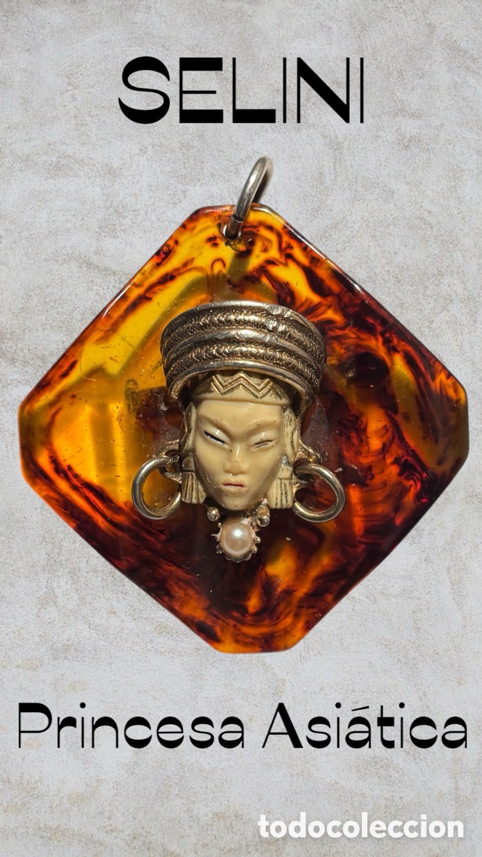 Joyeria: (SELINI ) PRINCESA ASI&Aacute;TICA BROCHE COLGANTE - Foto 1