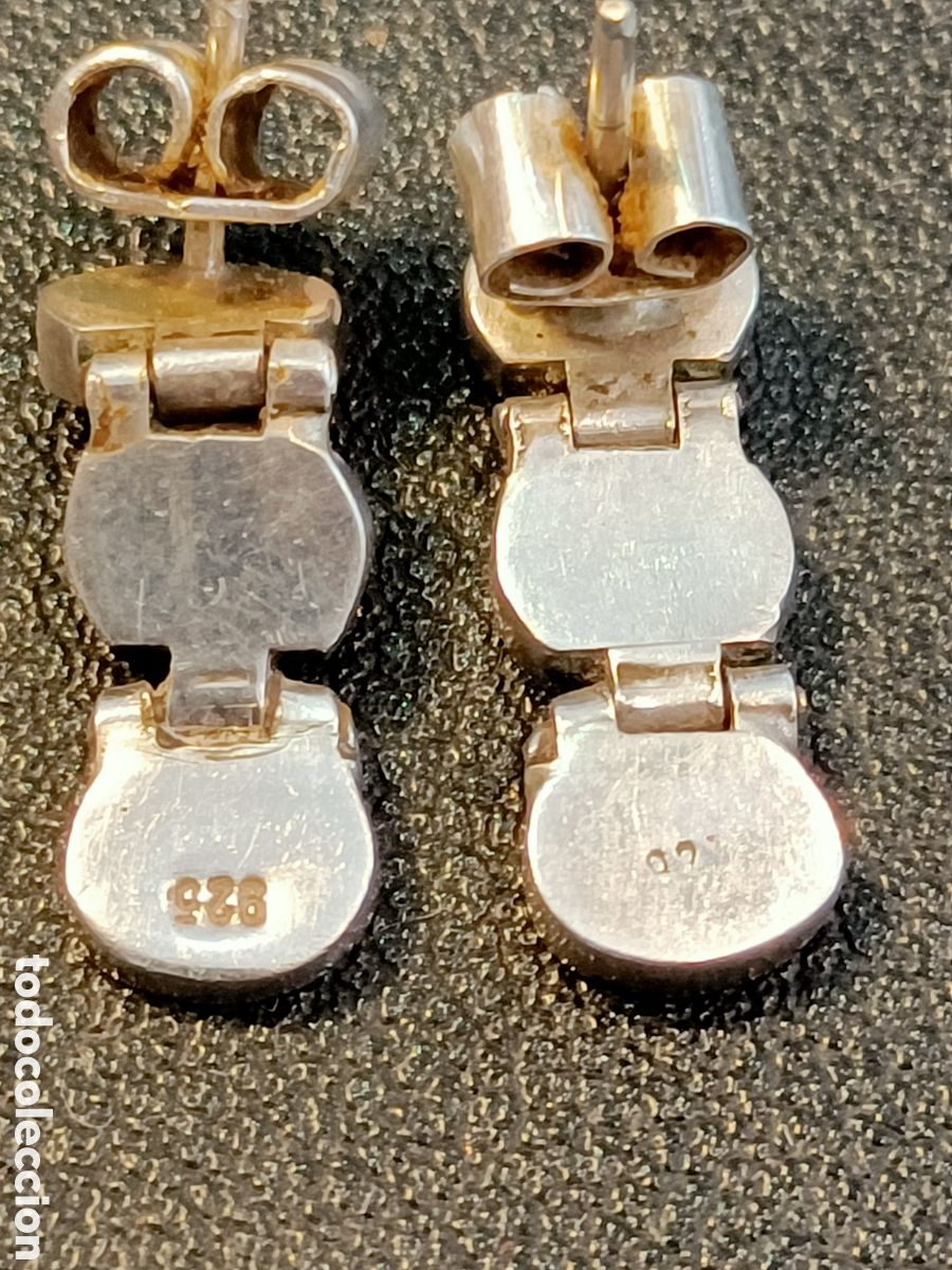 Joyeria: Conjunto de gargantilla, pulsera y pendientes de plata y lapisl&aacute;zuli. - Foto 14
