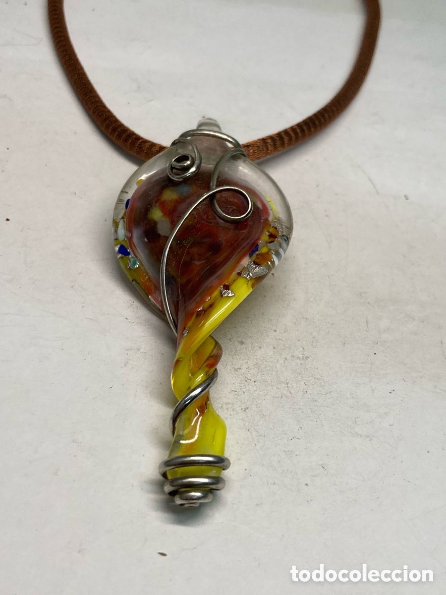 Joyeria: Collar de plata y cristal murano COLL15 - Foto 2