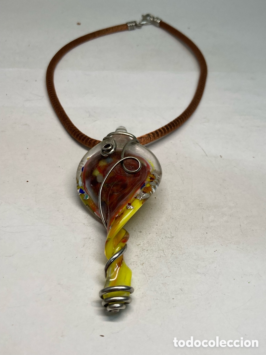 Joyeria: Collar de plata y cristal murano COLL15 - Foto 1