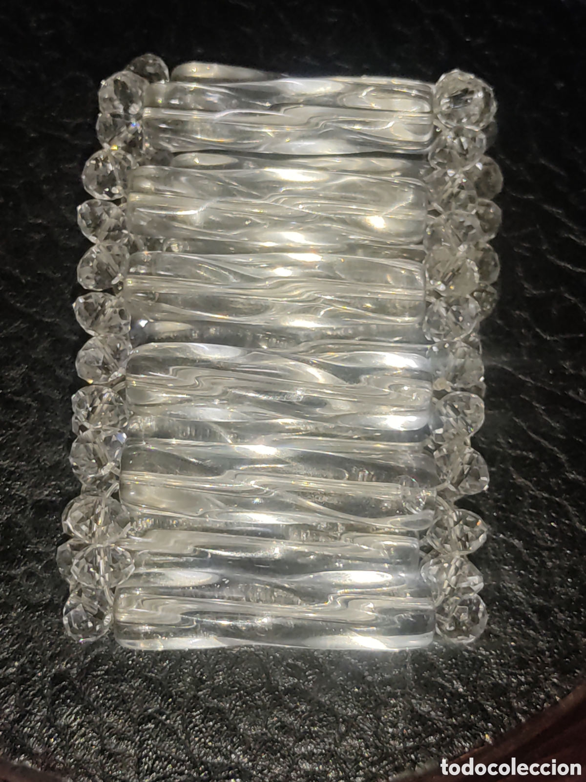 Joyeria: Pulsera Art Deco ancha de cristal de Murano. - Foto 6