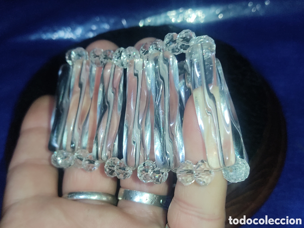 Joyeria: Pulsera Art Deco ancha de cristal de Murano. - Foto 7