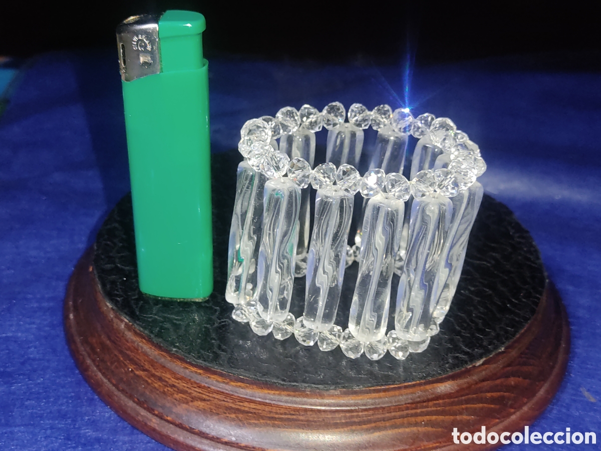 Joyeria: Pulsera Art Deco ancha de cristal de Murano. - Foto 1