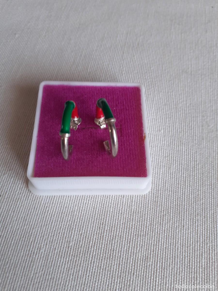 Joyeria: PENDIENTES DE PLATA Y ESMALTE 925 - Foto 3