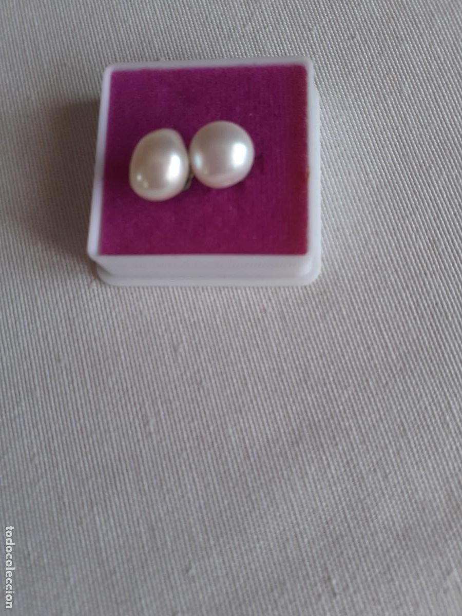 Joyeria: PRECIOSOS PENDIENTES DE PERLAS ANTIGUOS - Foto 2