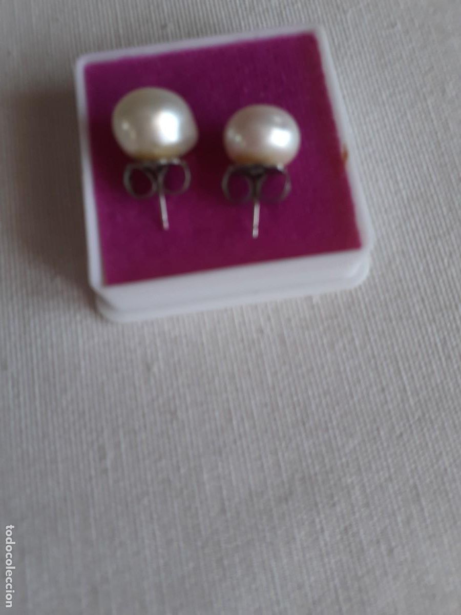 Joyeria: PRECIOSOS PENDIENTES DE PERLAS ANTIGUOS - Foto 1