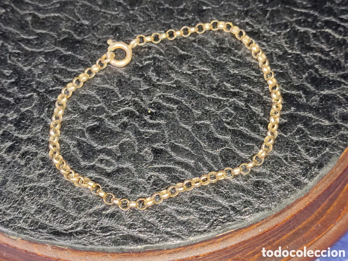 Joyeria: Pulsera antigua chapada en oro.Vintage. - Foto 2
