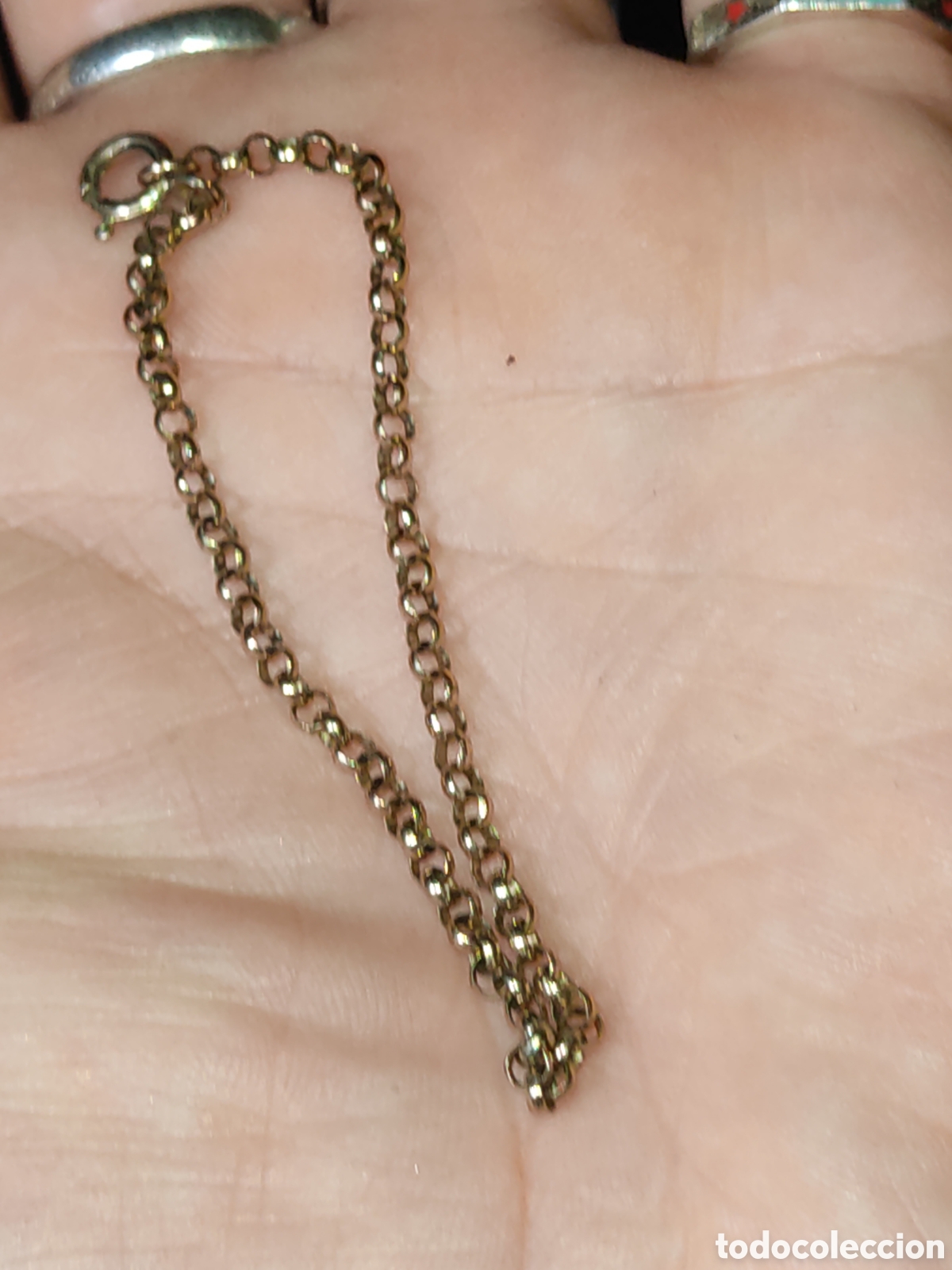 Joyeria: Pulsera antigua chapada en oro.Vintage. - Foto 6