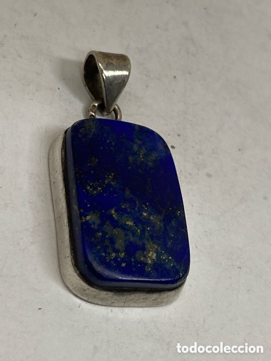 Joyeria: Colgante de plata y lapisluci C342 - Foto 1