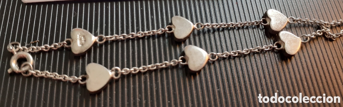 Joyeria: Pulsera plata con corazones - Foto 2