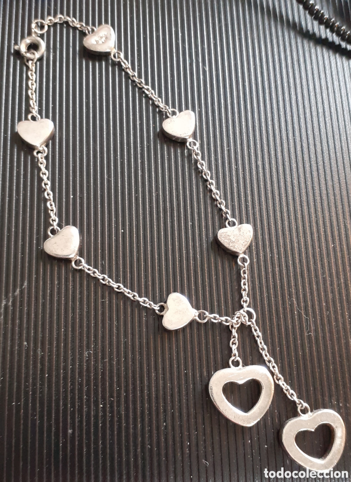 Joyeria: Pulsera plata con corazones - Foto 1