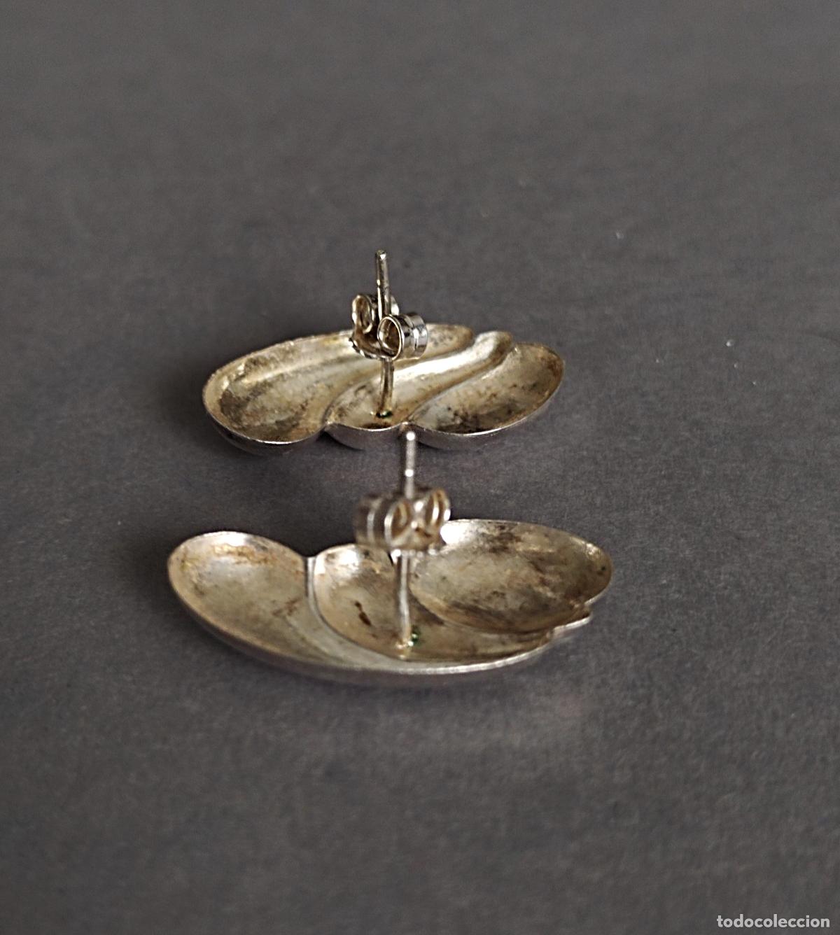 Joyeria: Pendientes de plata de ley, cierre de presi&oacute;n. - Foto 4