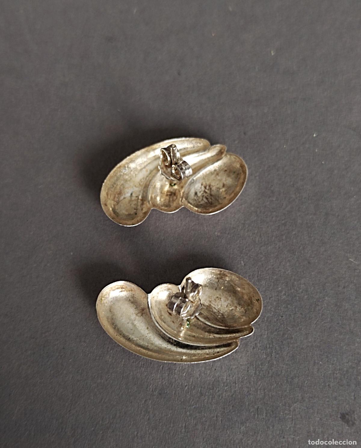 Joyeria: Pendientes de plata de ley, cierre de presi&oacute;n. - Foto 6