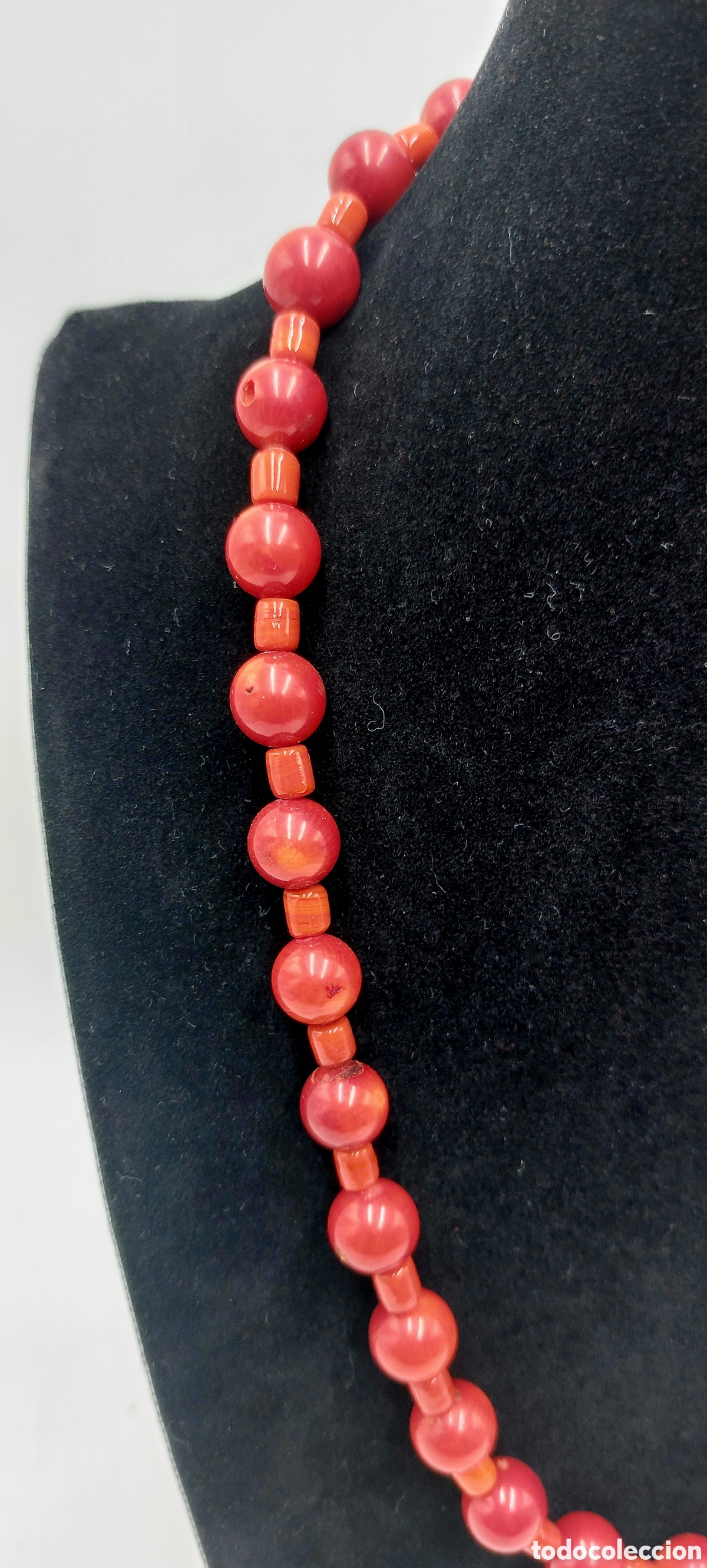 Joyeria: ANTIGUO COLLAR DE CORAL DEL PAC&Iacute;FICO - Foto 5