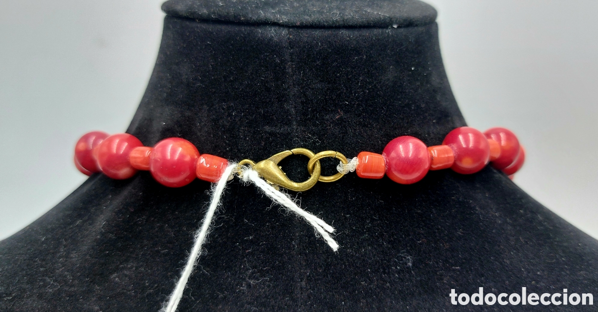Joyeria: ANTIGUO COLLAR DE CORAL DEL PAC&Iacute;FICO - Foto 6