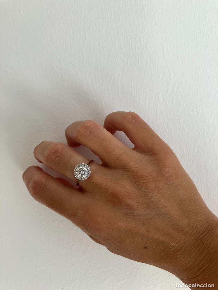 Joyeria: Anillo Mossainita (Efecto Diamante) Plata 925m - Foto 1