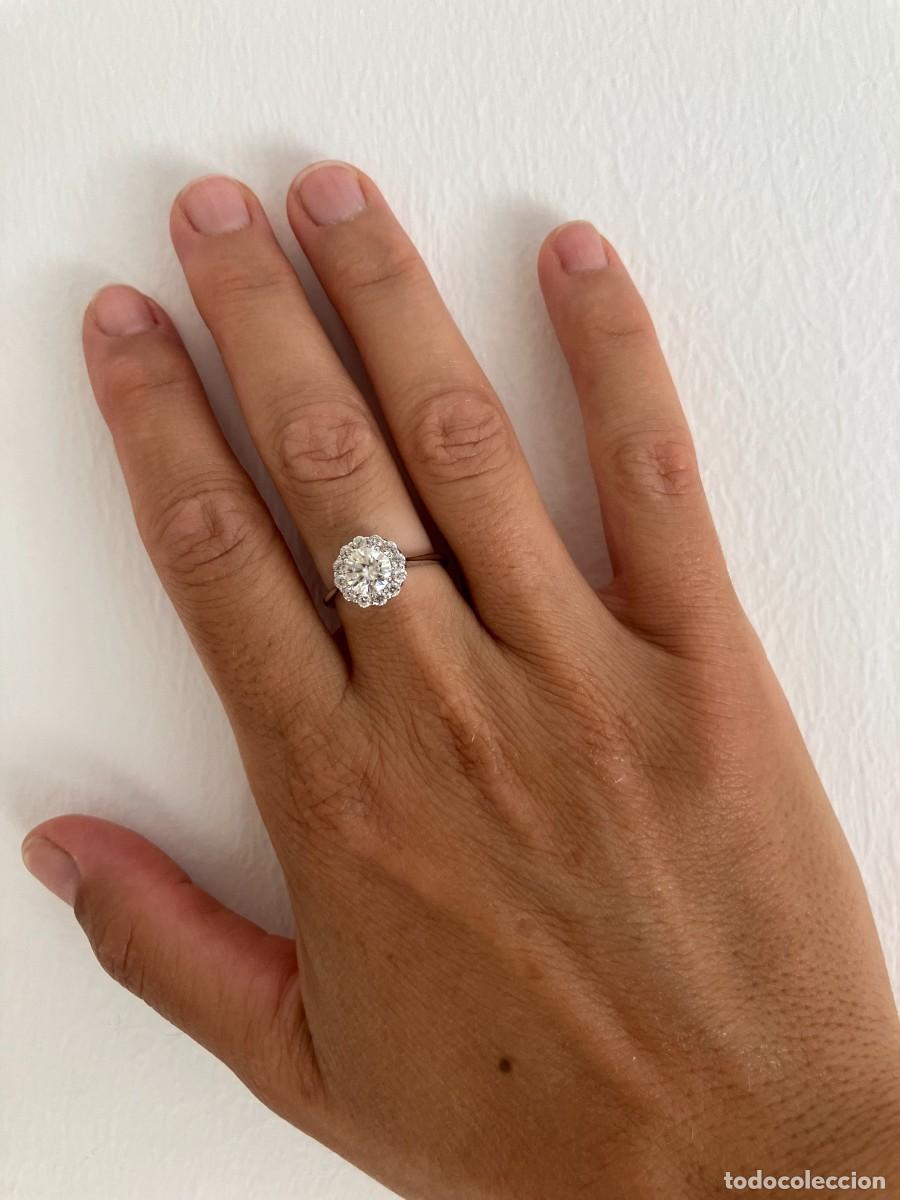Joyeria: Anillo Mossainita (Efecto Diamante) Plata 925m - Foto 2