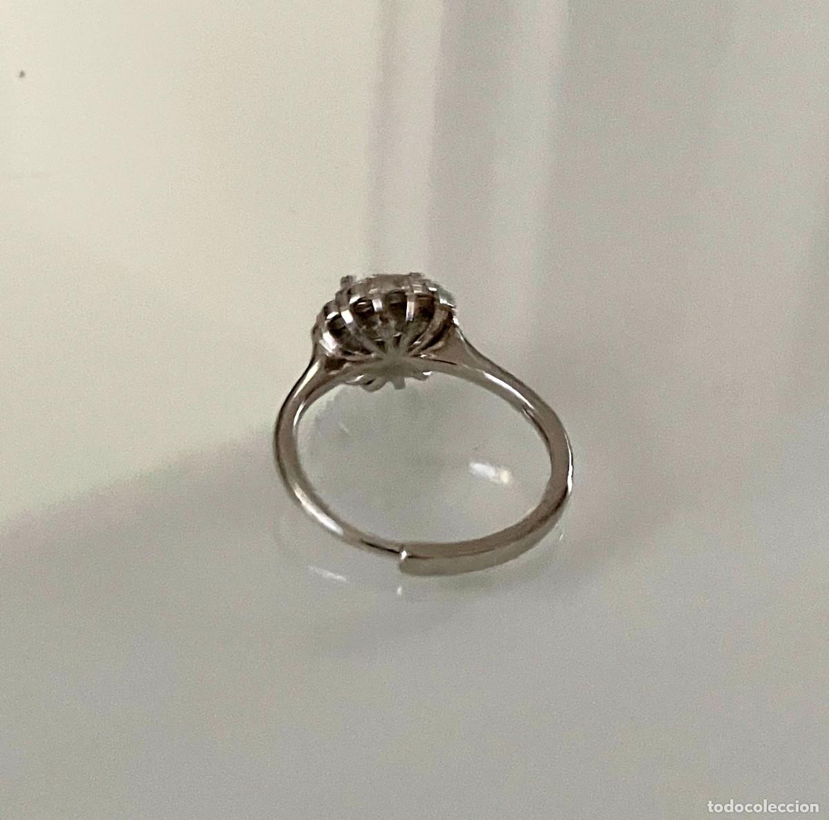 Joyeria: Anillo Mossainita (Efecto Diamante) Plata 925m - Foto 5