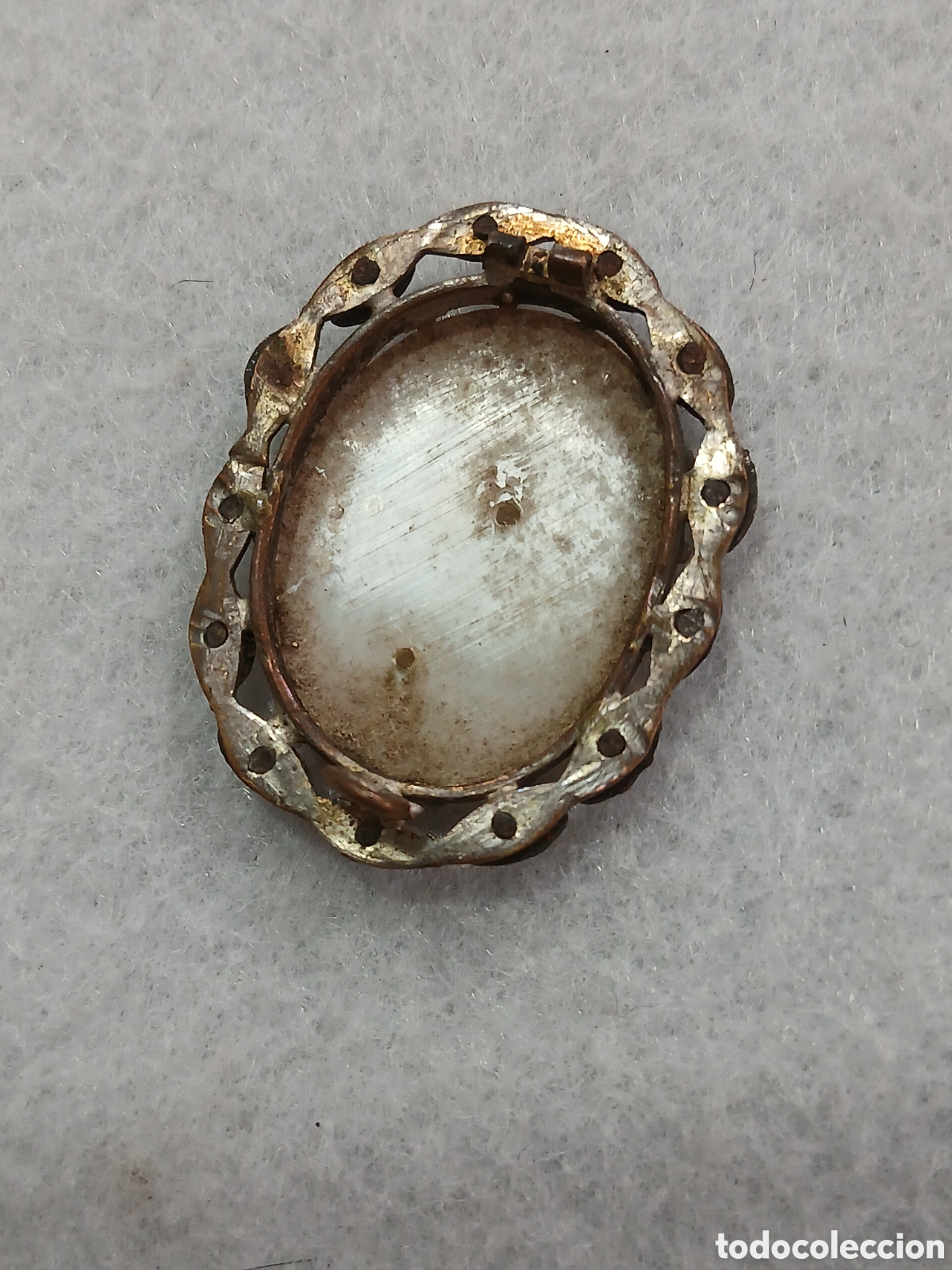 Joyeria: Broche metal y nacar. (L100F) - Foto 2