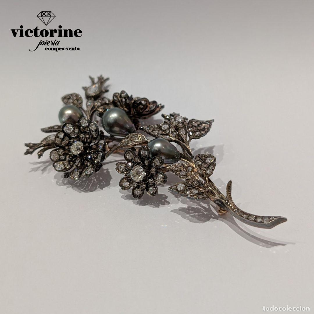 Joyeria: Broche floral en tembladera. Finales del S.XIX - Foto 6