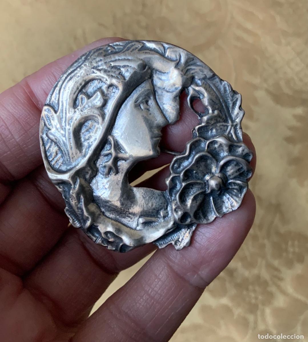 Joyeria: ANTIGUO BROCHE DE PLATA DE LEY - Foto 2