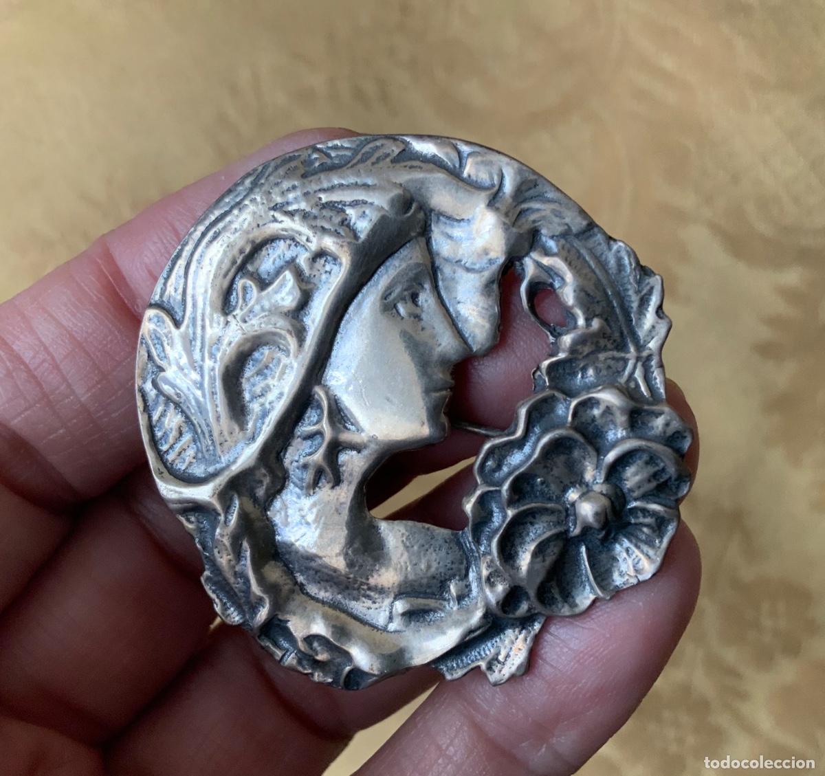 Joyeria: ANTIGUO BROCHE DE PLATA DE LEY - Foto 3