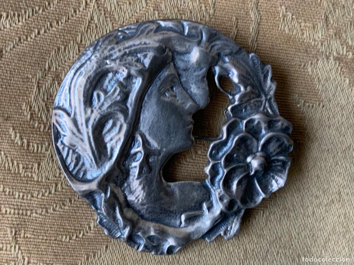 Joyeria: ANTIGUO BROCHE DE PLATA DE LEY - Foto 4