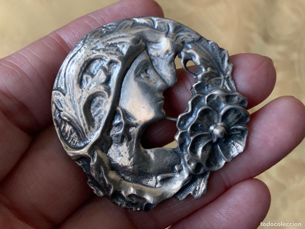 Joyeria: ANTIGUO BROCHE DE PLATA DE LEY - Foto 9
