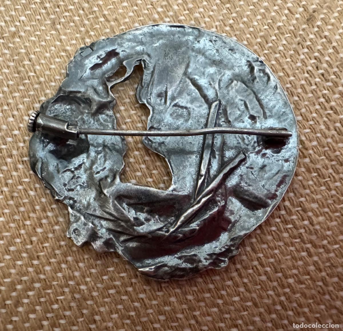 Joyeria: ANTIGUO BROCHE DE PLATA DE LEY - Foto 5
