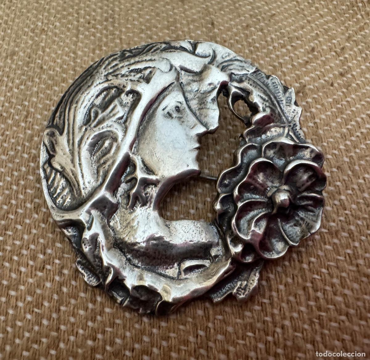 Joyeria: ANTIGUO BROCHE DE PLATA DE LEY - Foto 7