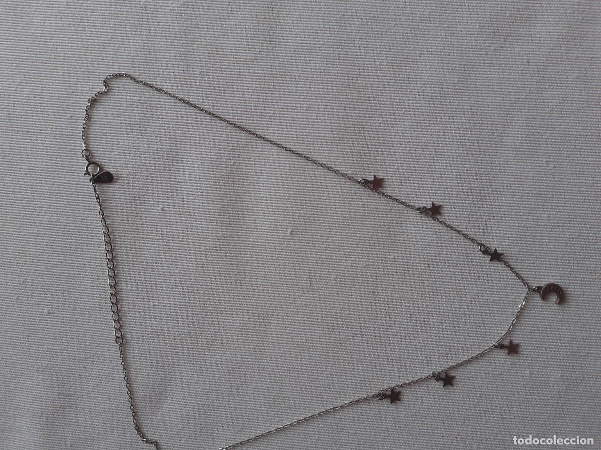Joyeria: COLLAR CADENA Y COLGANTE ESTRELLAS PLATA 925 - Foto 4