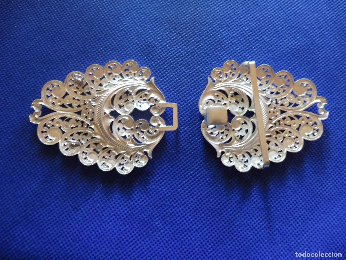 Joyeria: Broche de capa en alpaca blanca - Foto 5