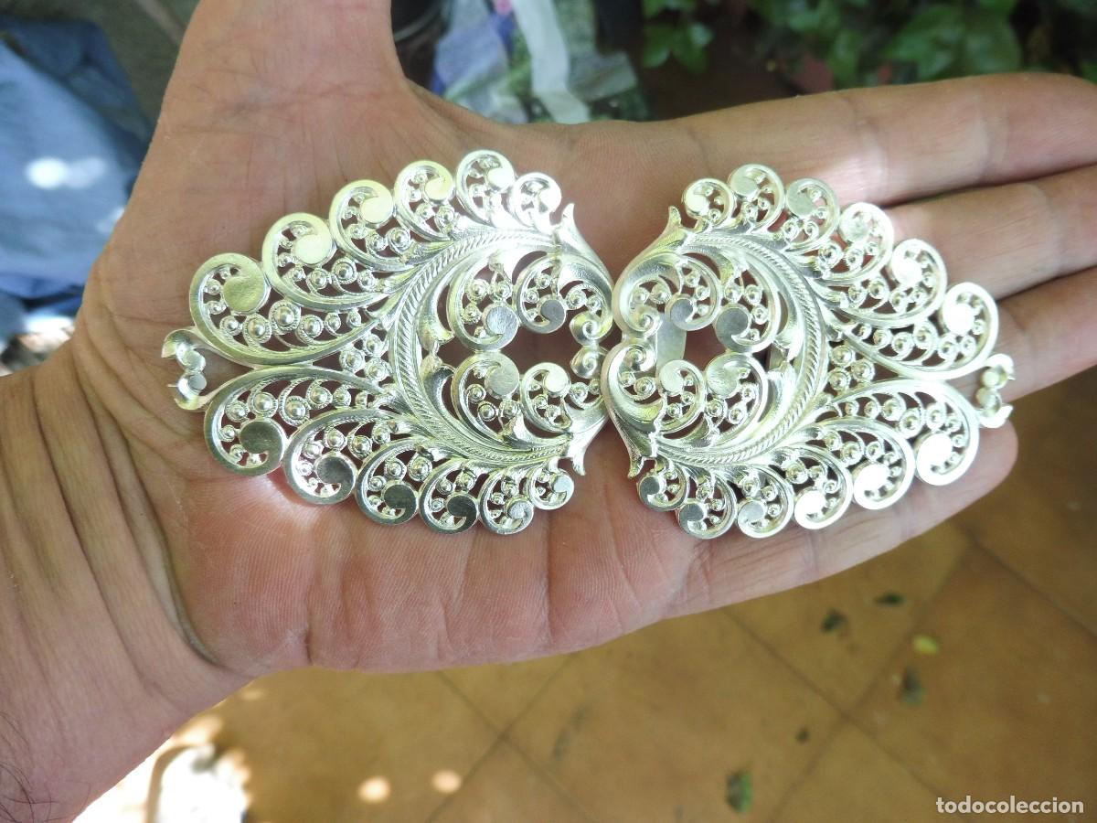 Joyeria: Broche de capa en alpaca blanca - Foto 7