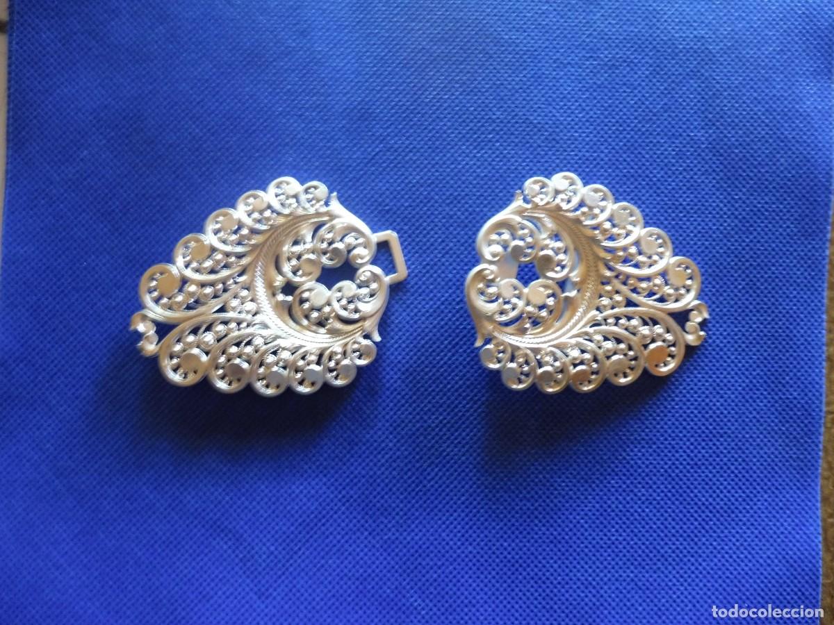 Joyeria: Broche de capa en alpaca blanca - Foto 8