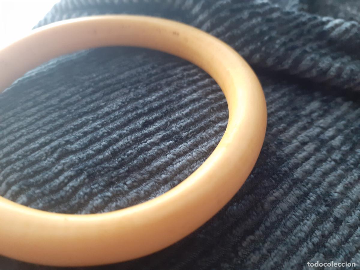 Joyeria: Brazalete marfil antiguo - Foto 3