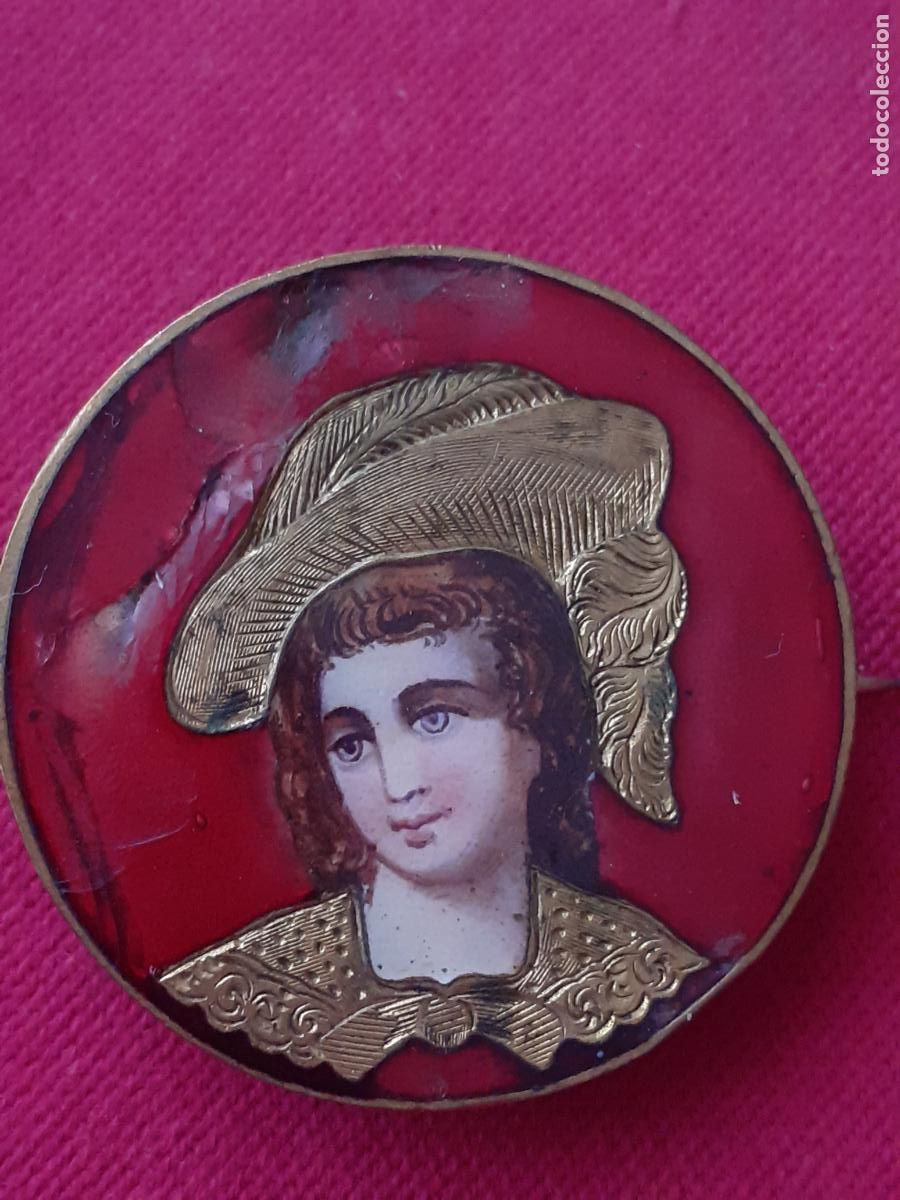 Joyeria: Broche en placa esmaltada - Foto 2