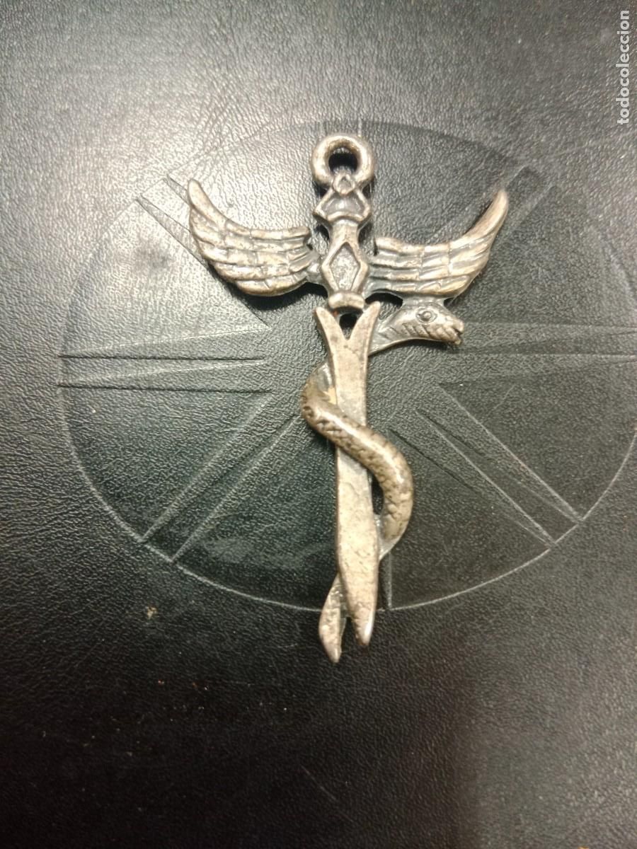 Joyeria: BONITO COLGANTE DE CADUCEO MASONICO - Foto 1