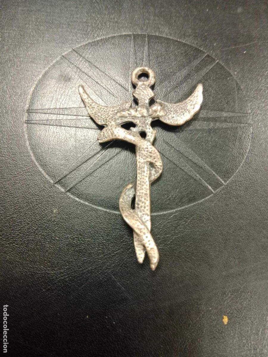 Joyeria: BONITO COLGANTE DE CADUCEO MASONICO - Foto 2