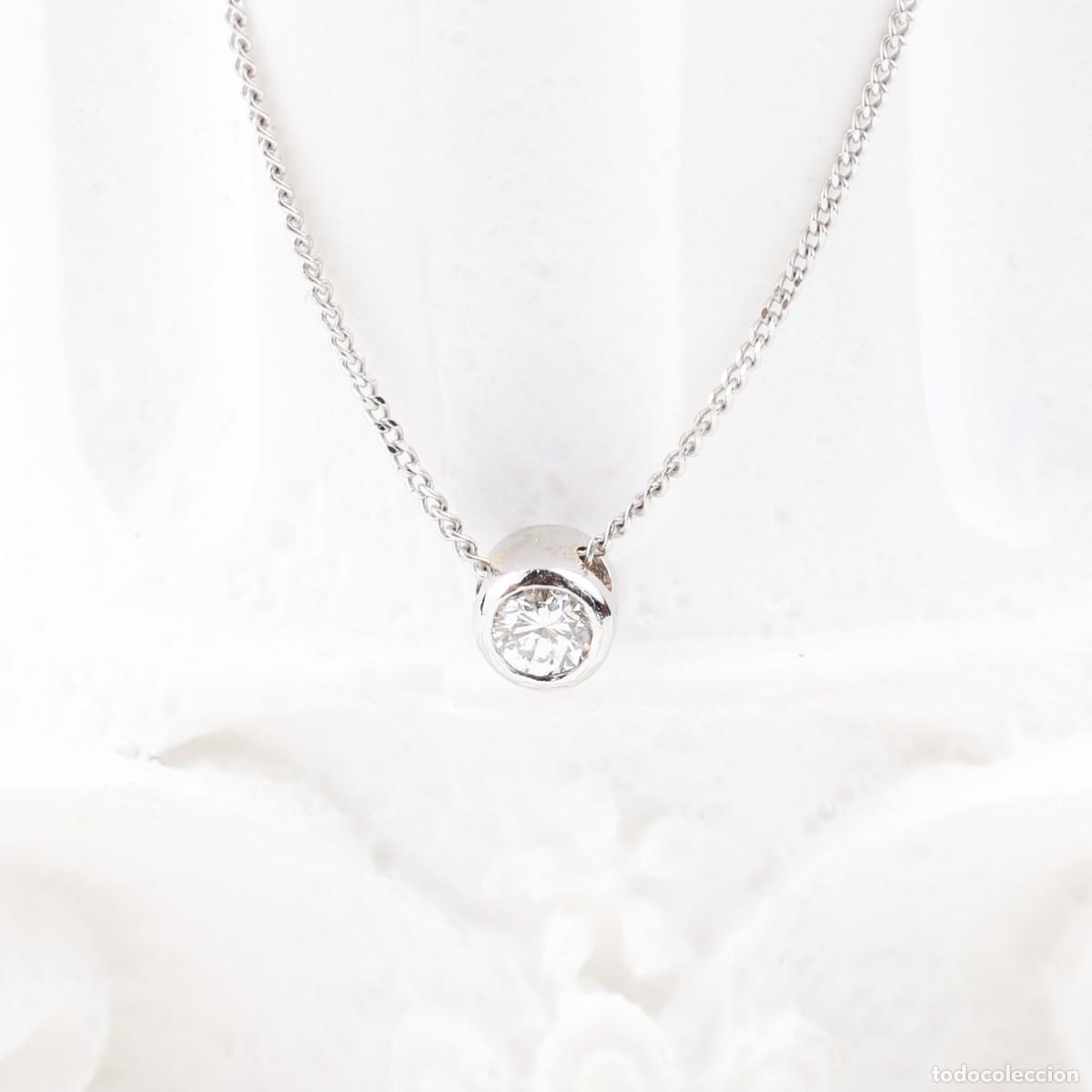 Joyeria: Cadena con colgante diamante - Foto 1
