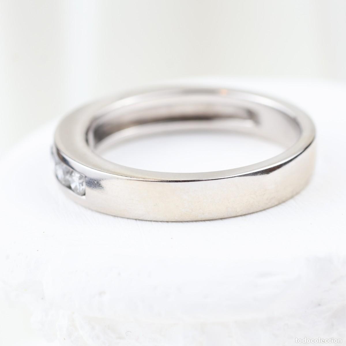 Joyeria: Anillo oro blanco con diamantes - Foto 4