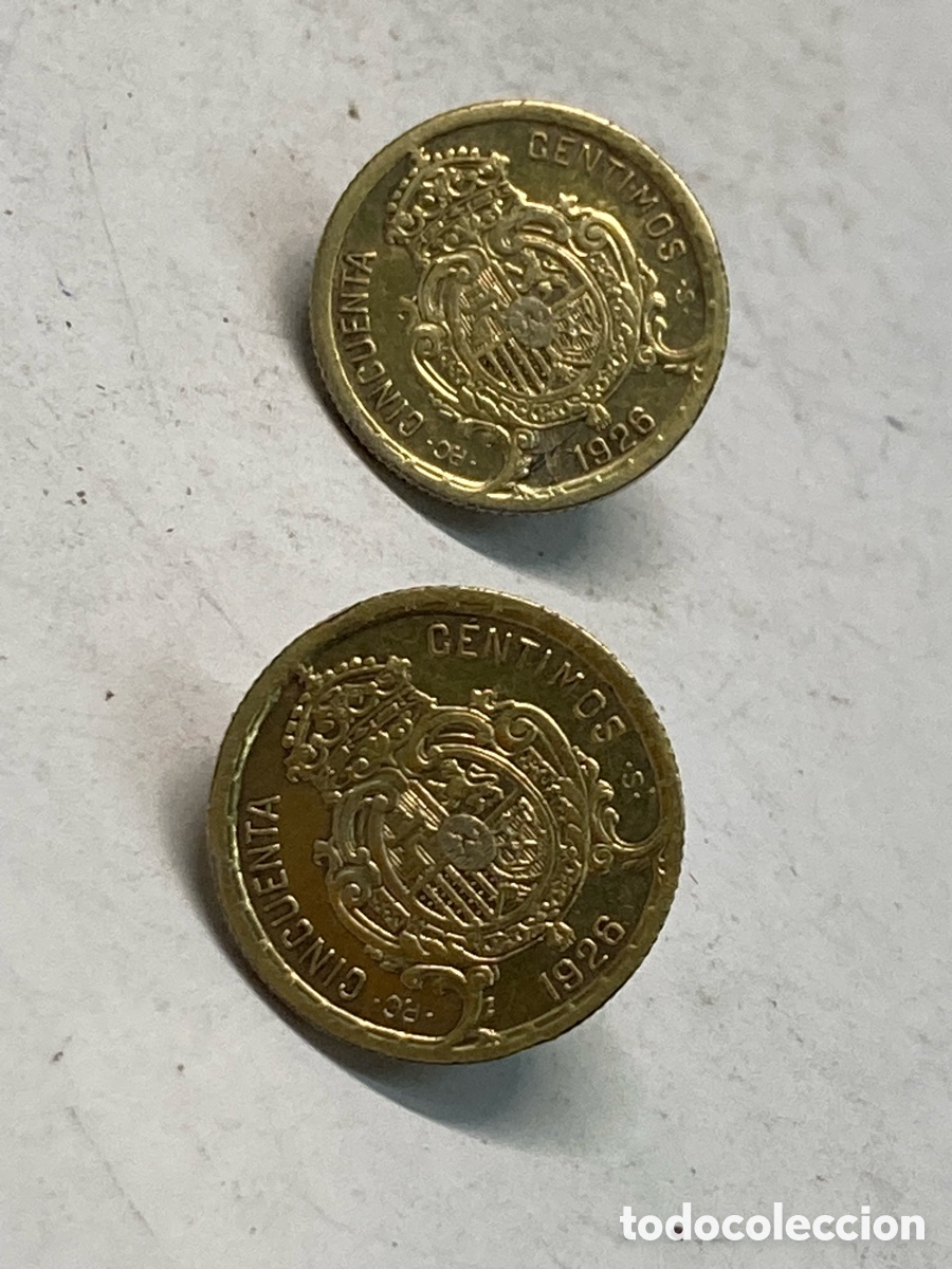 Joyeria: Pendientes de plata moneda 1926 50 c&eacute;ntimos P94 - Foto 1