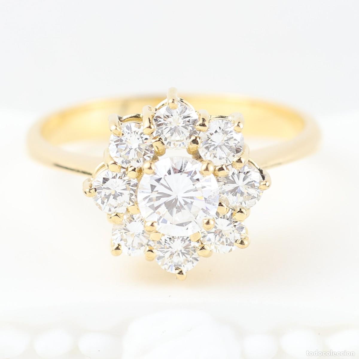 Joyeria: Anillo vintage oro con diamantes - Foto 1