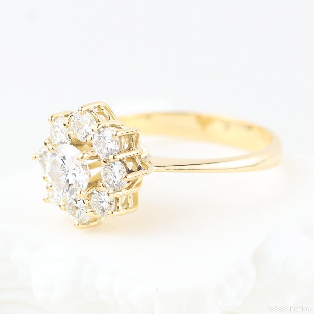 Joyeria: Anillo vintage oro con diamantes - Foto 3
