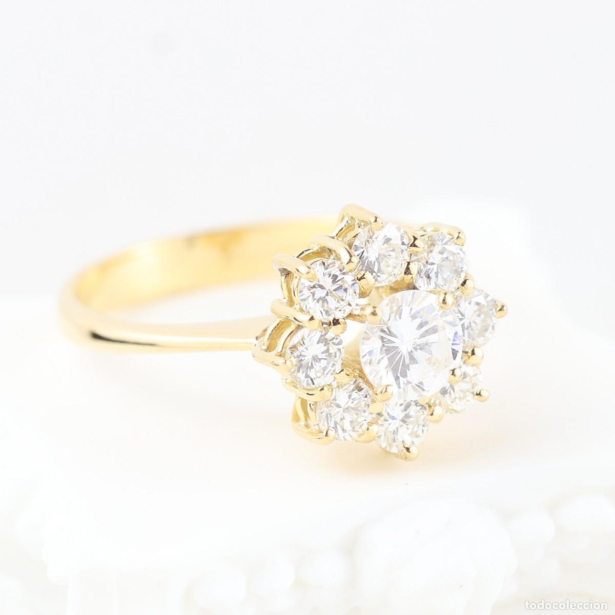 Joyeria: Anillo vintage oro con diamantes - Foto 4