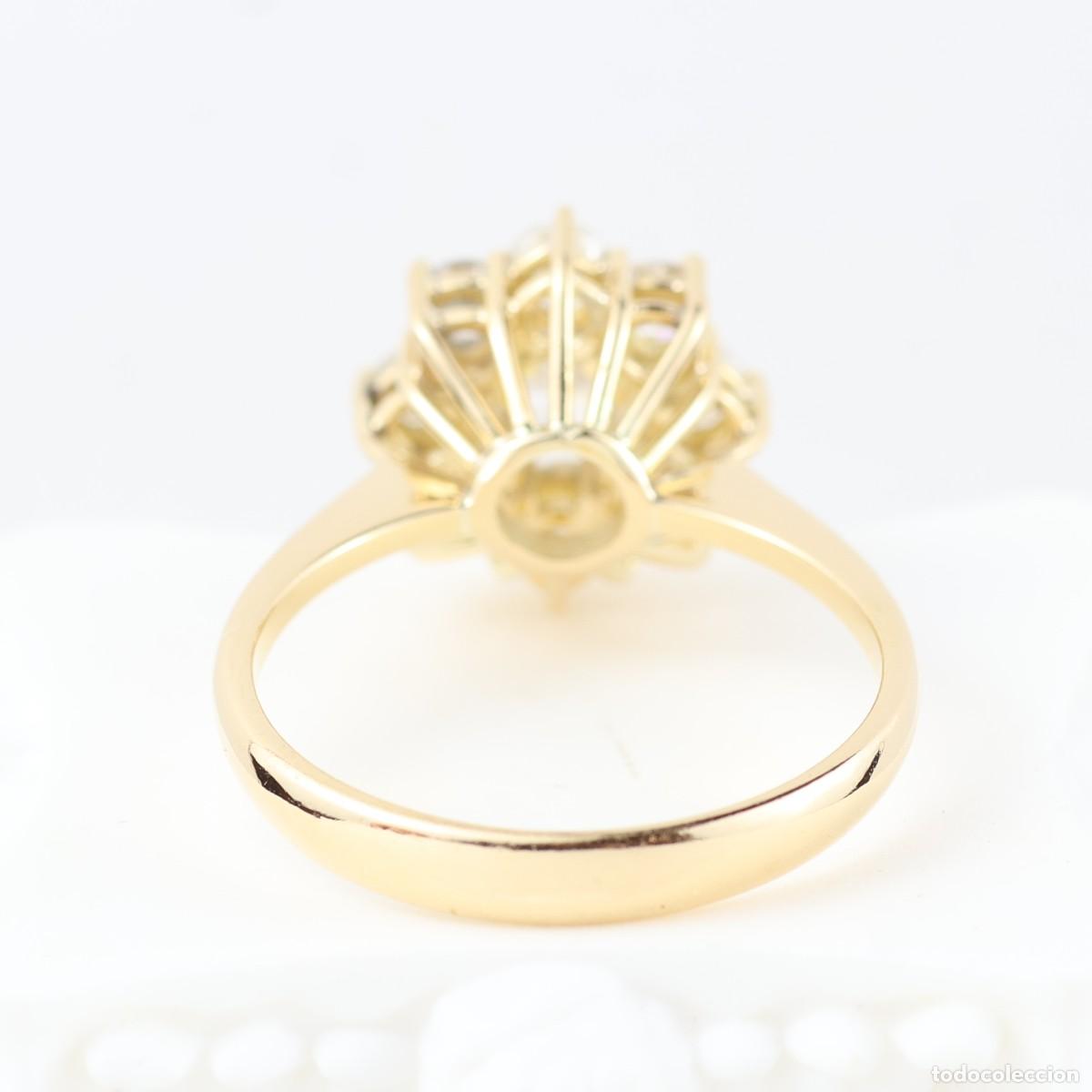 Joyeria: Anillo vintage oro con diamantes - Foto 6
