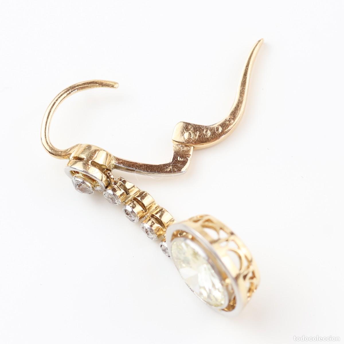 Joyeria: Pendientes vintage con diamantes - Foto 7