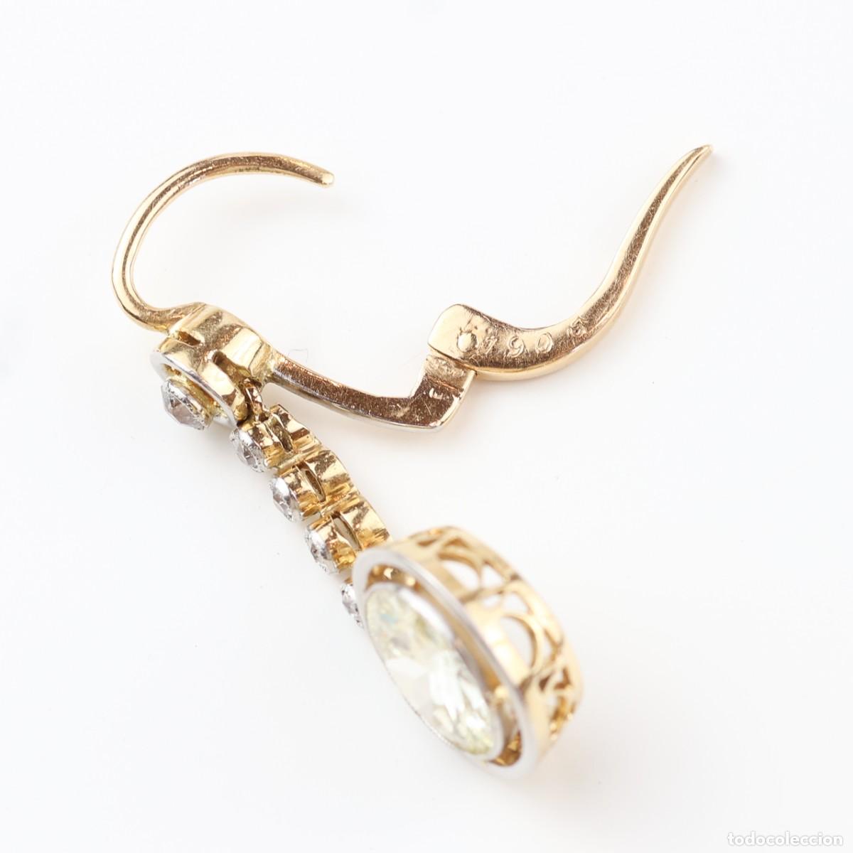 Joyeria: Pendientes vintage con diamantes - Foto 8