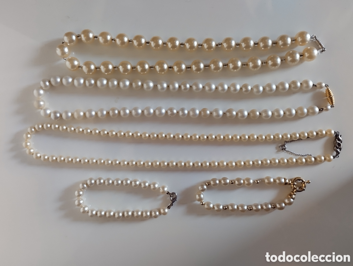 Joyeria: Collares y pulseras de perlas. - Foto 2