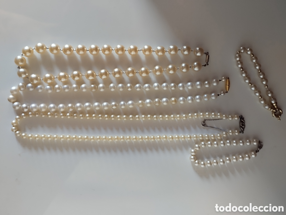 Joyeria: Collares y pulseras de perlas. - Foto 3
