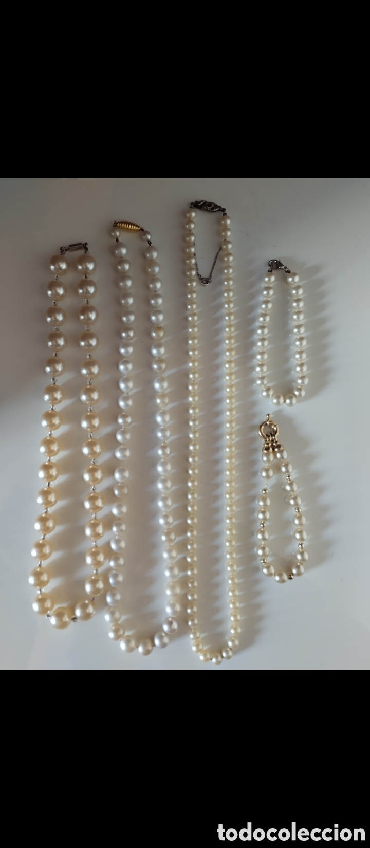 Joyeria: Collares y pulseras de perlas. - Foto 1